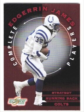 2000 Score Complete Players Edgerrin James Card #CP32 HOF